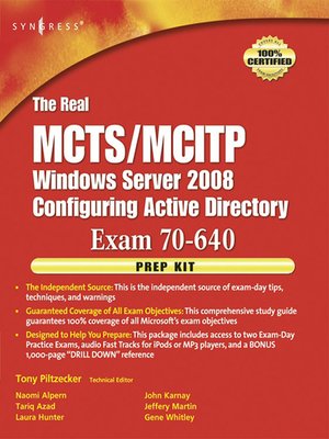 cover image of The Real MCTS/MCITP Exam 70-640 Prep Kit